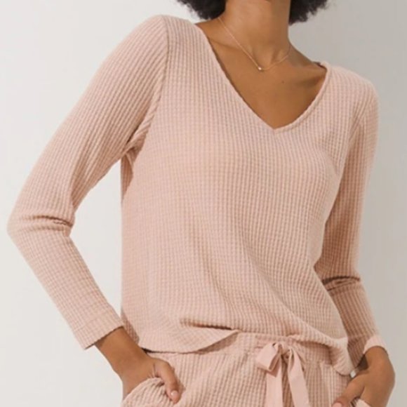 Soma Other - NWT Soma Brushed Cozy Waffle Hush Top M